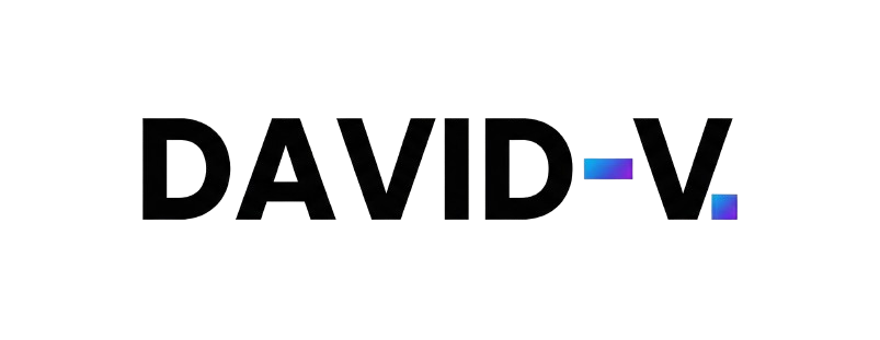 Logo du webmaster David-V Vendée , spécialiste des site wordpress et divi5 pour les entreprises